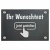Türschild Aus Natur Schiefer 300x200 Mm Inkl. Beschriftung Frei Gestaltbar