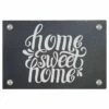 Türschild Aus Natur Schiefer 300x200 Mm Inkl. Beschriftung Home Sweet Home