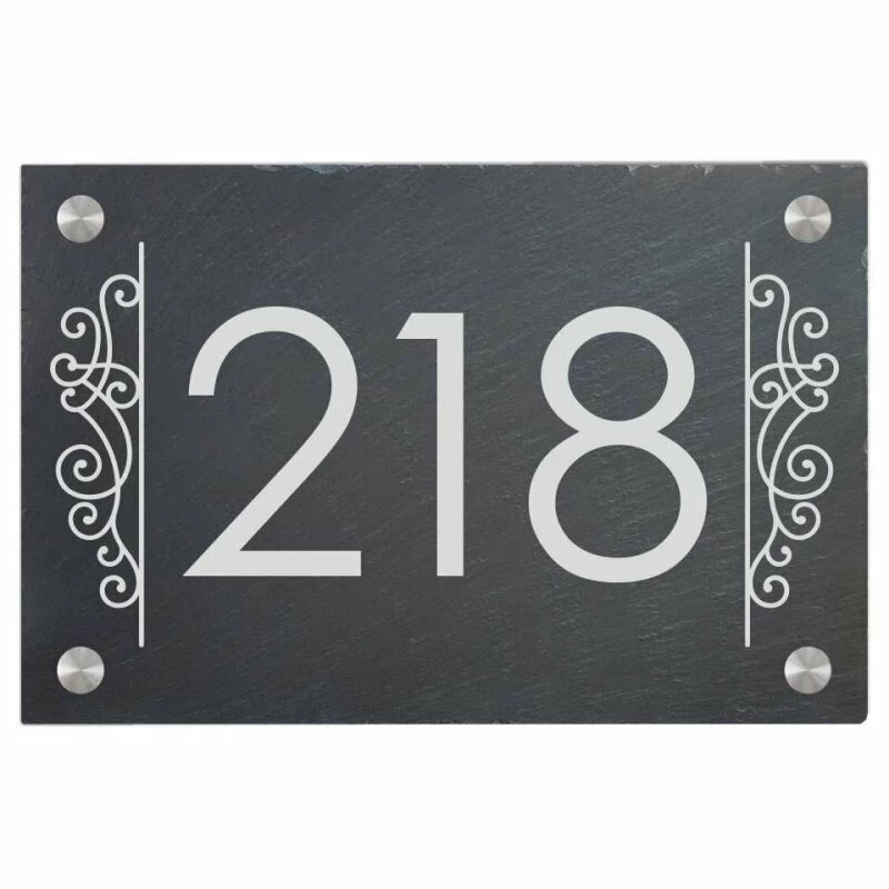 Türschild Aus Natur Schiefer 300x200 Mm Inkl. Beschriftung Ranke 1 1 Türschild Aus Natur Schiefer 300x200 Mm Inkl. Beschriftung Ranke 1