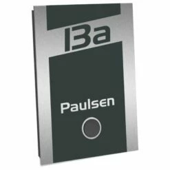 Ultraflache Aufputz Funkklingel Anthrazit RAL 7016 110x160mm RW 400m 52 Melodien Pauli