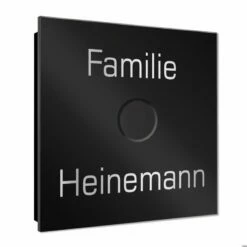 Ultraflache Aufputz Funkklingel Edelstahl 100x100mm RW 400m 52 Melodien Beate -Türschilder aus Edelstahl Geschäft ultraflache aufputz funkklingel edelstahl 100x100mm rw 400m 52 melodien beate3