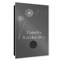 Ultraflache Aufputz Funkklingel Edelstahl 110x160mm RW 400m 52 Melodien Pusteblume -Türschilder aus Edelstahl Geschäft ultraflache aufputz funkklingel edelstahl 110x160mm rw 400m 52 melodien pusteblume4