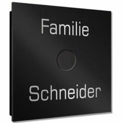 Ultraflache Aufputz Funkklingel Edelstahl 120x120mm RW 400m 52 Melodien Benny -Türschilder aus Edelstahl Geschäft ultraflache aufputz funkklingel edelstahl 120x120mm rw 400m 52 melodien benny3