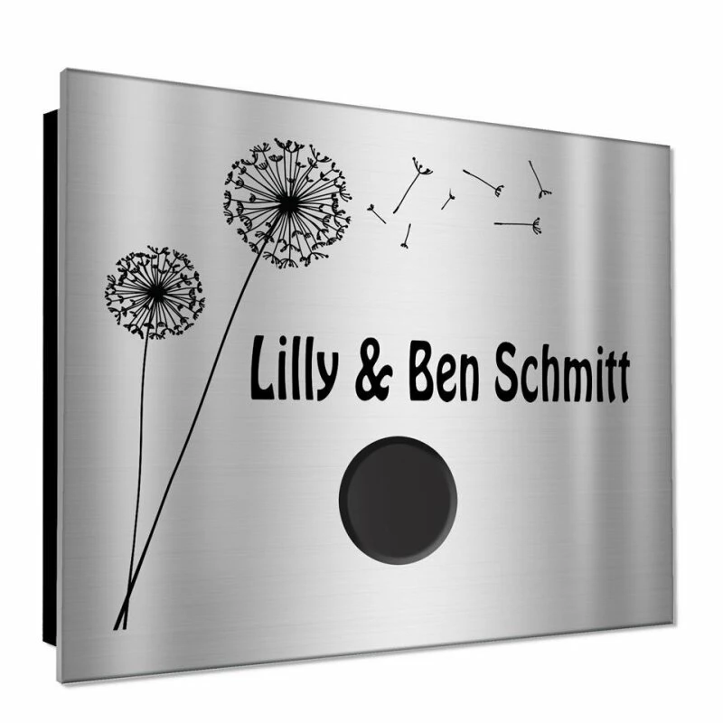 Ultraflache Aufputz Funkklingel Edelstahl 130x100mm RW 400m 52 Melodien Nessi 1 Ultraflache Aufputz Funkklingel Edelstahl 130x100mm RW 400m 52 Melodien Nessi