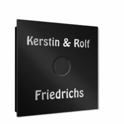 Ultraflache Aufputz Funkklingel Edelstahl 80x80mm RW 400m 52 Melodien Dennis -Türschilder aus Edelstahl Geschäft ultraflache aufputz funkklingel edelstahl 80x80mm rw 400m 52 melodien dennis3