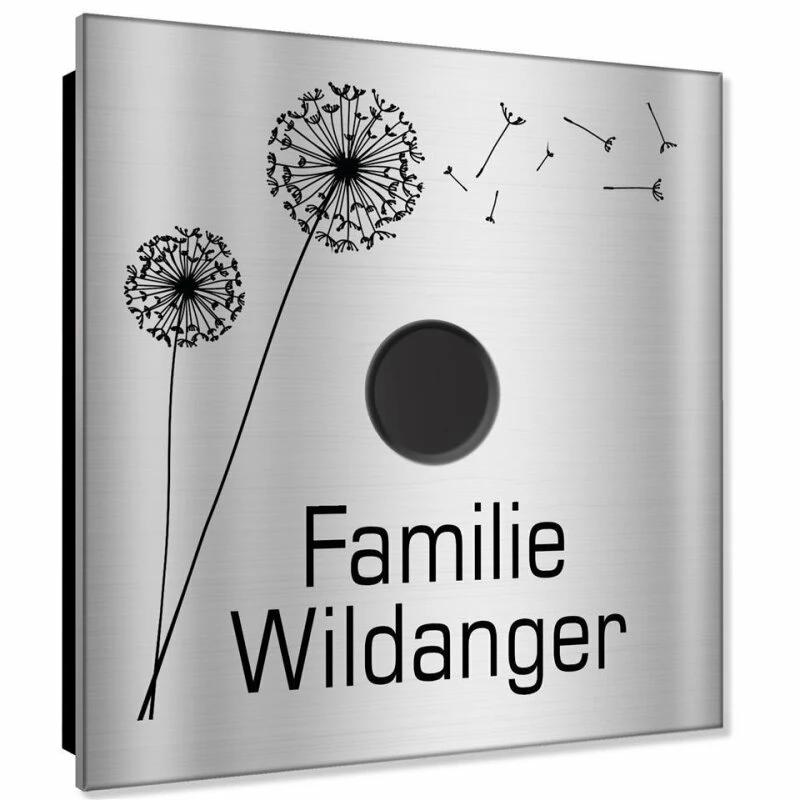 Ultraflache Aufputz Funkklingel Edelstahl RAL7016 Anthrazit Grau 120x120mm RW 400m 52 Melodien Bessy 1 Ultraflache Aufputz Funkklingel Edelstahl RAL7016 Anthrazit Grau 120x120mm RW 400m 52 Melodien Bessy