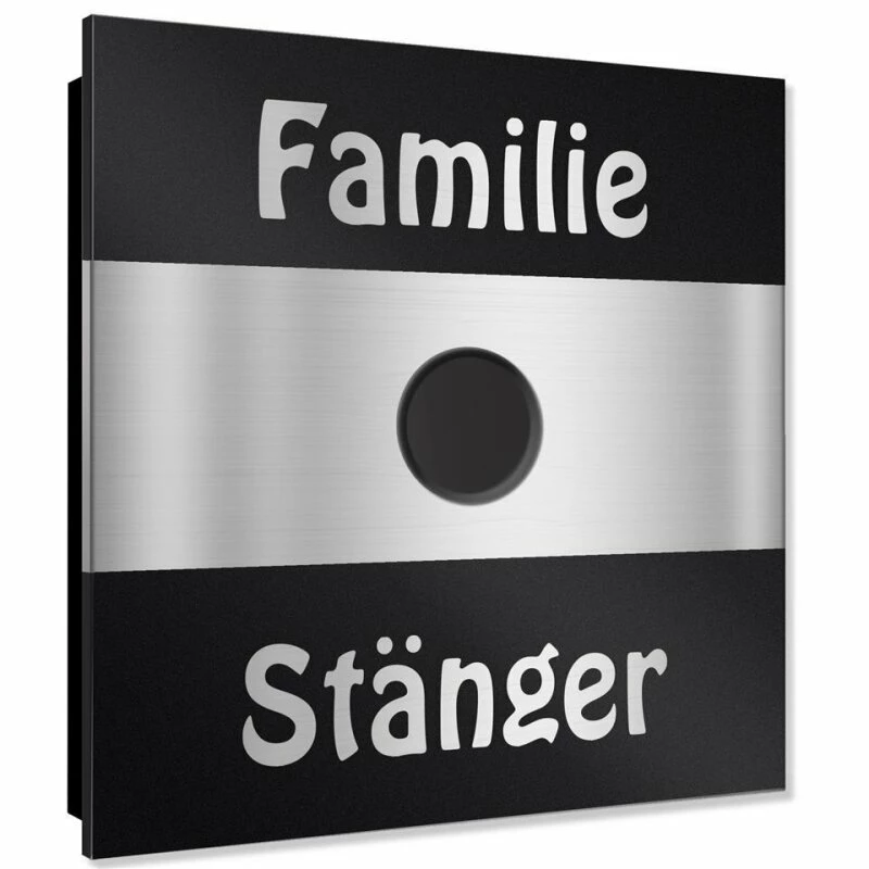 Ultraflache Aufputz Funkklingel Edelstahl RAL7016 Anthrazit Grau 120x120mm RW 400m 52 Melodien Tobi 2 Ultraflache Aufputz Funkklingel Edelstahl RAL7016 Anthrazit Grau 120x120mm RW 400m 52 Melodien Tobi – Bild 2