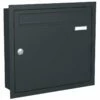 Unterputz Briefkasten 12 Liter Anthrazitgrau RAL 7016 Einbaubriefkasten