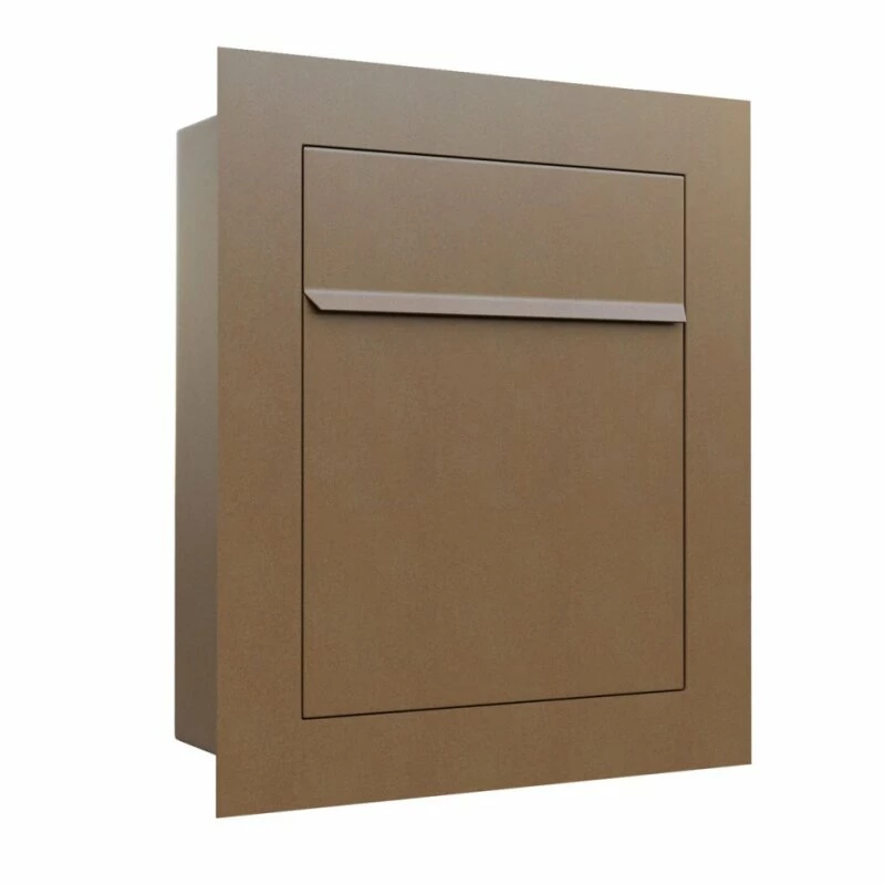 Unterputz Einbaubriefkasten In Rost Optik 1 Unterputz Einbaubriefkasten In Rost Optik