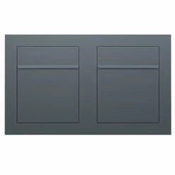 Unterputz Einbaubriefkasten RAL 7016 Anthrazit Grau 2 Parteien -Türschilder aus Edelstahl Geschäft unterputz einbaubriefkasten ral 7016 anthrazit grau 2 parteien2