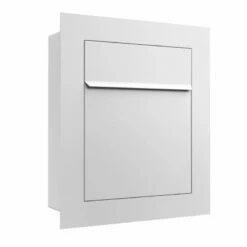 Unterputz Einbaubriefkasten RAL 9010 Reinweiß