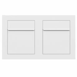 Unterputz Einbaubriefkasten RAL 9016 Verkehrsweiß 2 Parteien 7 Unterputz Einbaubriefkasten RAL 9016 Verkehrsweiß 2 Parteien -Türschilder aus Edelstahl Geschäft unterputz einbaubriefkasten ral 9016 verkehrsweiss 2 parteien2