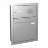 Unterputz Einbaubriefkastenanlage Mit Klingeltastern Und Sprechsieb Edelstahl 1-15 Fach Wählbar