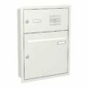 Unterputz Einbaubriefkastenanlage Mit Klingeltastern Und Sprechsieb Weiß 1-15 Fach Wählbar