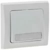 Unterputz Wipptaster Mit Namensschild Weiß 0-250V~/ 10A, Inkl. Rahmen