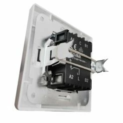 Unterputz Wipptaster Mit Namensschild Weiß 0-250V~/ 10A, Inkl. Rahmen -Türschilder aus Edelstahl Geschäft unterputz wipptaster mit namensschild weiss 0 250v 10a inkl rahmen3