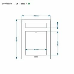 Unterputzbriefkasten In RAL Farbe Oder Edelstahl -Türschilder aus Edelstahl Geschäft unterputzbriefkasten in ral farbe oder edelstahl2