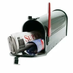 US Mailbox Amerikanischer Briefkasten Postkasten BOX Wandbriefkasten Kult GRÜN