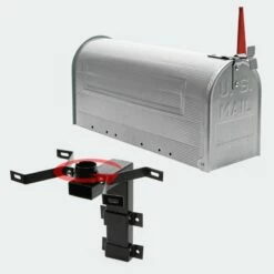 US Mailbox Briefkasten Amerikanisches Design Silbergrau Wandhalterung -Türschilder aus Edelstahl Geschäft us mailbox briefkasten amerikanisches design silbergrau wandhalterung3