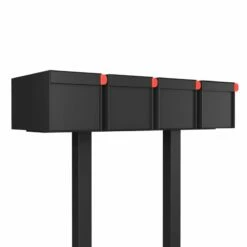 Vierfach Briefkasten Standbriefkasten Square Verschiedene Farben Wählbar