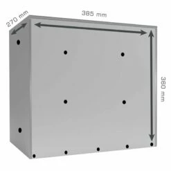 Wand Briefkastenanlage 3FACH SCHWARZ RAL 9005 Pulverbeschichtet -Türschilder aus Edelstahl Geschäft wand briefkastenanlage 3fach schwarz ral 9005 pulverbeschichtet3