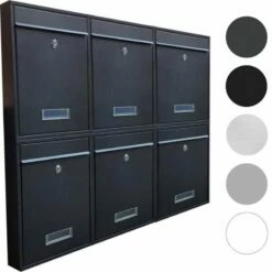 Wandbriefkästen Beliebig Erweiterbar Bis 30 Kästen
