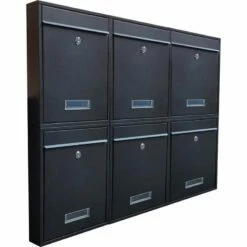 Wandbriefkästen Beliebig Erweiterbar Bis 30 Kästen -Türschilder aus Edelstahl Geschäft wandbriefkaesten beliebig erweiterbar bis 30 kaesten3