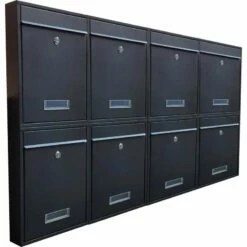 Wandbriefkästen Beliebig Erweiterbar Bis 30 Kästen -Türschilder aus Edelstahl Geschäft wandbriefkaesten beliebig erweiterbar bis 30 kaesten4