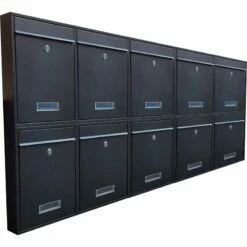 Wandbriefkästen Beliebig Erweiterbar Bis 30 Kästen -Türschilder aus Edelstahl Geschäft wandbriefkaesten beliebig erweiterbar bis 30 kaesten5