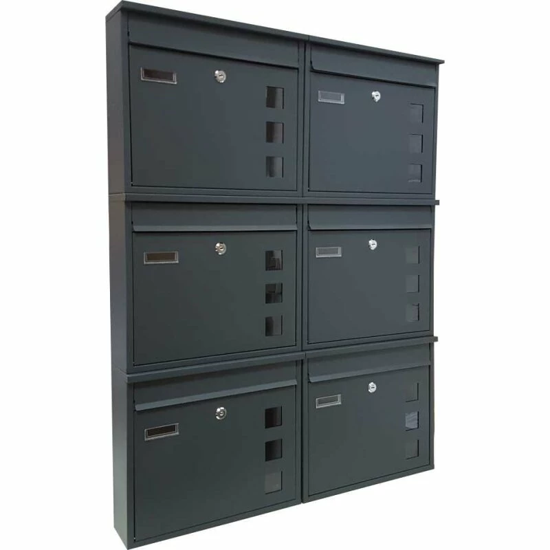 Wandbriefkästen Mit Sichtfenster Beliebig Erweiterbar Bis 30 Kästen 6 Wandbriefkästen Mit Sichtfenster Beliebig Erweiterbar Bis 30 Kästen – Bild 6