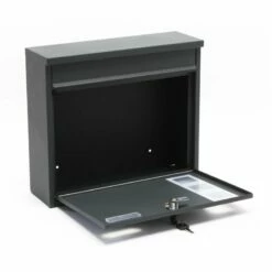 Wandbriefkästen Mit Sichtfenster Beliebig Erweiterbar Bis 50 Kästen In RAL 7016 Feinstruktur Mit Edelstahlblende -Türschilder aus Edelstahl Geschäft wandbriefkaesten mit sichtfenster beliebig erweiterbar bis 50 kaesten in ral 7016 feinstruktur mit edelstahlblende13