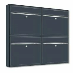 Wandbriefkästen Ohne Sichtfenster Beliebig Erweiterbar Bis 50 Kästen In RAL 7016 Feinstruktur Mit Edelstahlblende 15 Wandbriefkästen Ohne Sichtfenster Beliebig Erweiterbar Bis 50 Kästen In RAL 7016 Feinstruktur Mit Edelstahlblende -Türschilder aus Edelstahl Geschäft wandbriefkaesten ohne sichtfenster beliebig erweiterbar bis 50 kaesten in ral 7016 feinstruktur mit edelstahlblende3