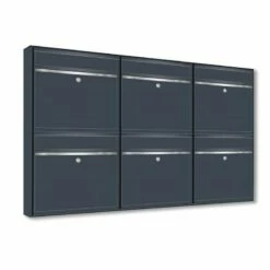 Wandbriefkästen Ohne Sichtfenster Beliebig Erweiterbar Bis 50 Kästen In RAL 7016 Feinstruktur Mit Edelstahlblende 16 Wandbriefkästen Ohne Sichtfenster Beliebig Erweiterbar Bis 50 Kästen In RAL 7016 Feinstruktur Mit Edelstahlblende -Türschilder aus Edelstahl Geschäft wandbriefkaesten ohne sichtfenster beliebig erweiterbar bis 50 kaesten in ral 7016 feinstruktur mit edelstahlblende4