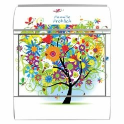 Wandbriefkasten Briefkasten Edelstahl Märchenzauberbaum -Türschilder aus Edelstahl Geschäft wandbriefkasten briefkasten edelstahl maerchenzauberbaum3