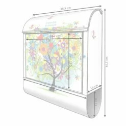 Wandbriefkasten Briefkasten Edelstahl Märchenzauberbaum -Türschilder aus Edelstahl Geschäft wandbriefkasten briefkasten edelstahl maerchenzauberbaum5