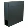 Wandbriefkasten Briefkasten Postkasten Mit Zeitungsfach RAL 7016 Anthrazit Grau