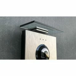 Wetter-Schutzdach Für Türsprechanlagen & Klingeltaster 76 Mm Breite -Türschilder aus Edelstahl Geschäft wetter schutzdach fuer tuersprechanlagen klingeltaster 76 mm breite4