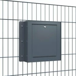 Zaunbriefkasten Anthrazit RAL 7016 -Türschilder aus Edelstahl Geschäft zaunbriefkasten anthrazit ral 70164