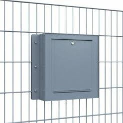 Zaunbriefkasten Grau Metallic RAL 9007 13 Zaunbriefkasten Grau Metallic RAL 9007 -Türschilder aus Edelstahl Geschäft zaunbriefkasten grau metallic ral 90074