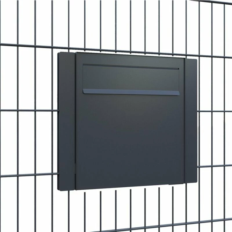 Zaunbriefkasten Schwarz RAL 9005 2 Zaunbriefkasten Schwarz RAL 9005 – Bild 2