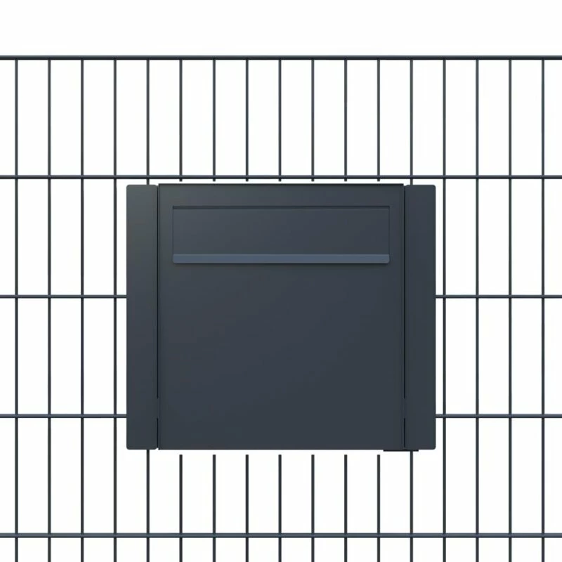 Zaunbriefkasten Schwarz RAL 9005 3 Zaunbriefkasten Schwarz RAL 9005 – Bild 3