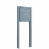 Zaunbriefkasten Standbriefkasten Grau Metallic RAL 9007