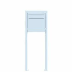 Zaunbriefkasten Standbriefkasten Weiß RAL 9016 -Türschilder aus Edelstahl Geschäft zaunbriefkasten standbriefkasten weiss ral 90163