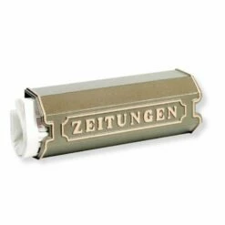 Zeitungsbox Aus Massiven Alu-Guss Bronze