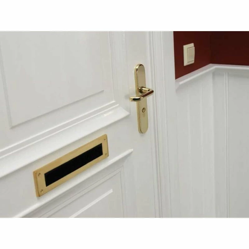 Zugluftstopper Rechteckig Messing Lackiert 3 Zugluftstopper Rechteckig Messing Lackiert – Bild 3