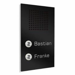 Zweifamilien Edelstahl Türklingel 150x250mm Mit Sprechsieb 7 Zweifamilien Edelstahl Türklingel 150x250mm Mit Sprechsieb -Türschilder aus Edelstahl Geschäft zweifamilien edelstahl tuerklingel 150x250mm mit sprechsieb3