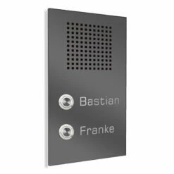 Zweifamilien Edelstahl Türklingel 150x250mm Mit Sprechsieb 9 Zweifamilien Edelstahl Türklingel 150x250mm Mit Sprechsieb -Türschilder aus Edelstahl Geschäft zweifamilien edelstahl tuerklingel 150x250mm mit sprechsieb5