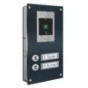 Zweifamilien Türklingel 145x260mm Mit FINGERPRINT Beschriftungsfeld