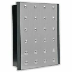 Zweiklang Gong Anthrazit Silber Metallic Elektromechanisch