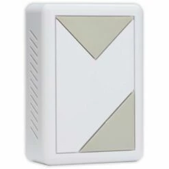 Zweiklang Gong Prisma Weiss Silber Elektromechanisch